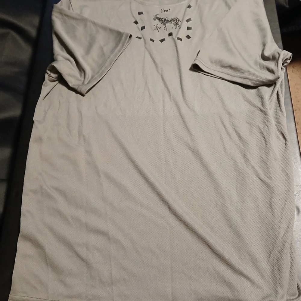 Laviva Sports Gray Size Large Thermal T Shirt Men's Short Sleeve